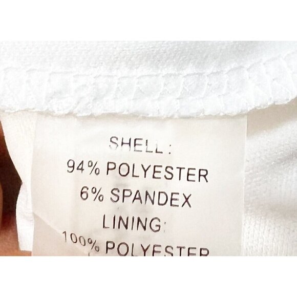 Calvin Klein Sz 4 Yellow Black Color Block Sheath Pencil Dress Stretch NWT NEW! - Picture 11 of 11